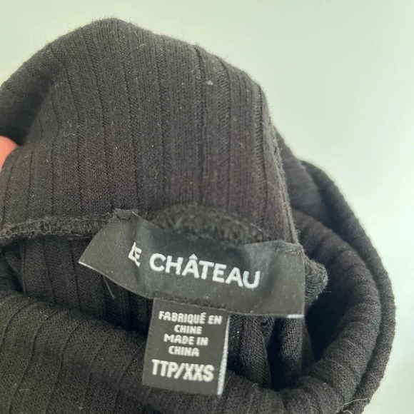 Le Château black turtle neck size XXS - Picture 4 of 6